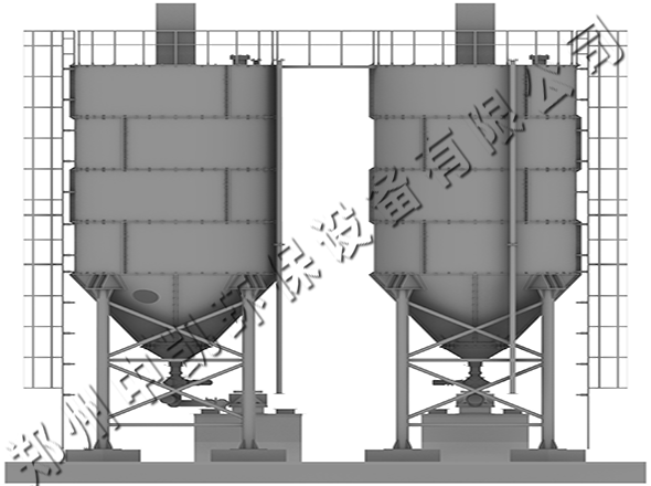 內蒙古150m3石灰加藥系統